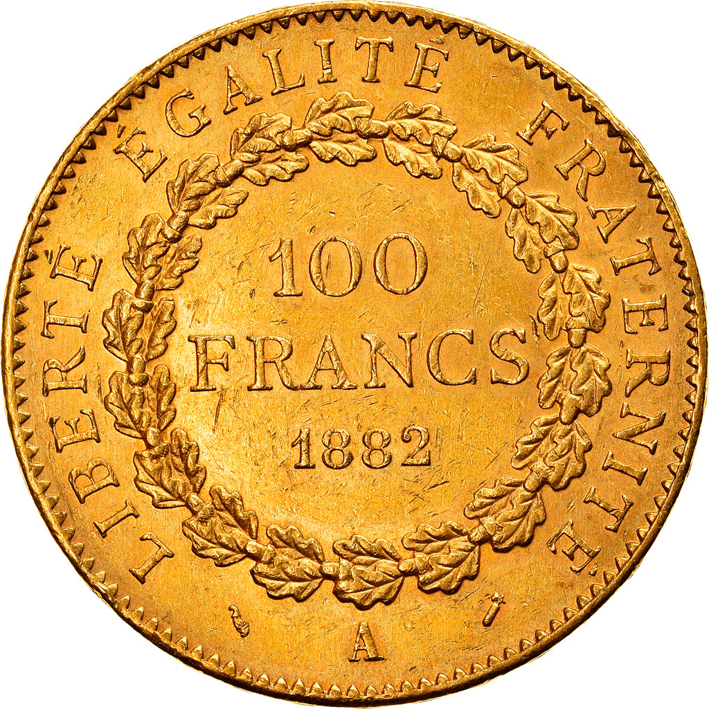 Moneda, Francia, Génie, 100 Francs, 1882, Paris, EBC, Oro, KM:832, Gadoury:1137