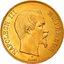 Moneda, Francia, Napoleon III, Napoléon III, 100 Francs, 1855, Paris, EBC, Oro