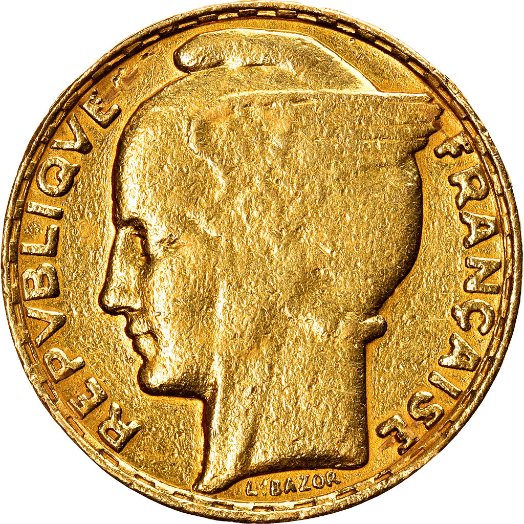 Coin, France, Bazor, 100 Francs, 1935, Paris, EF(40-45), Gold, KM:880