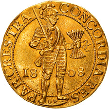 Monnaie, Pays-Bas, 2 Ducat, 1808, Utrecht, Rare, SUP, Or, KM:27
