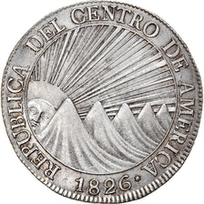 Moneda, REPÚBLICA FEDERAL DE CENTRO AMÉRICA, 8 Reales, 1826, Guatemala City