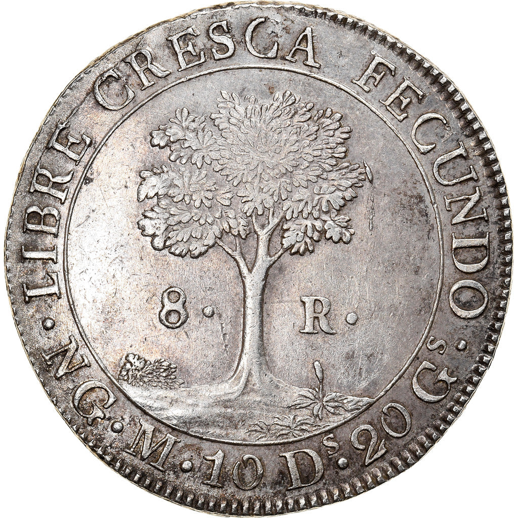 Moneda, REPÚBLICA FEDERAL DE CENTRO AMÉRICA, 8 Reales, 1826, Guatemala City
