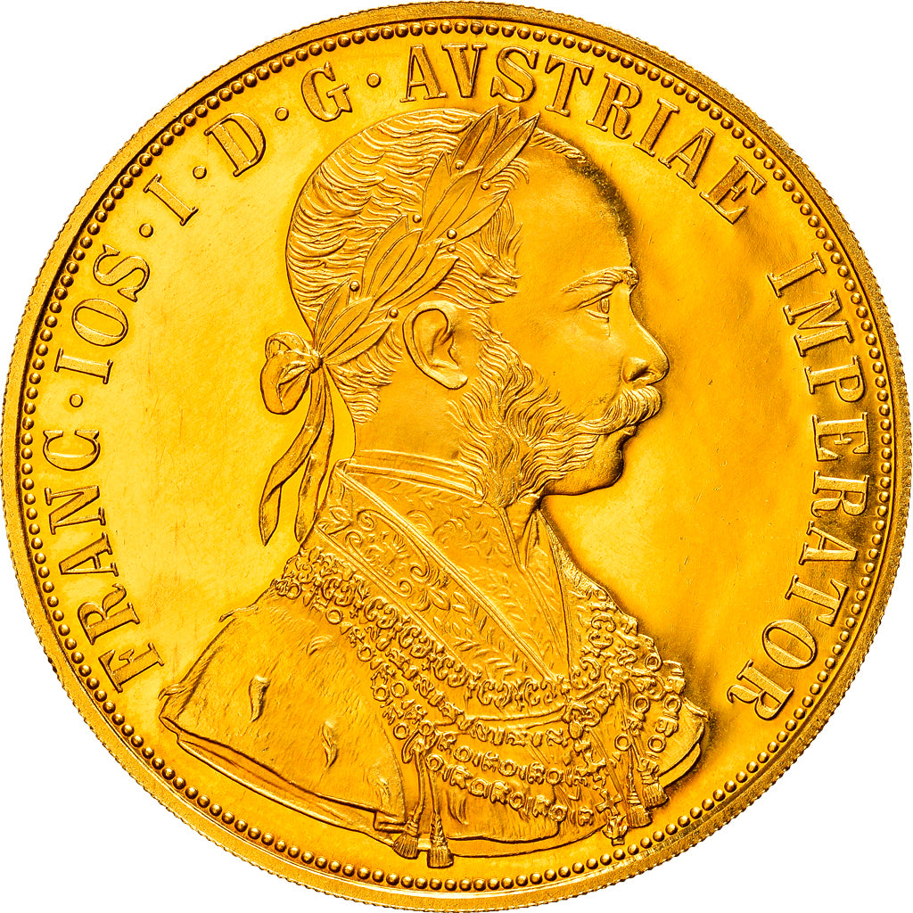 Münze, Österreich, Franz Joseph I, 4 Ducat, 1915, Vienna, Official restrike