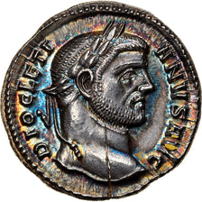 Coin, Diocletian, Argenteus, Ticinum, MS(63), Silver, RIC:16a