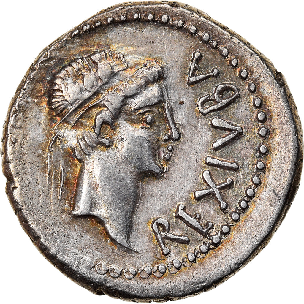 Coin, Mauretanian Kingdom, Juba II, Denarius, 20 BC - 20 AD, Caesarea
