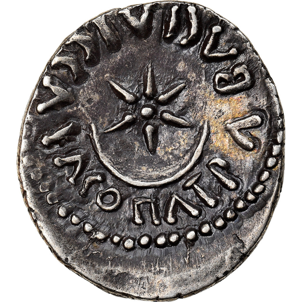 Monnaie, Juba II and Cleopatra Selene, Denier, SUP+, Argent, SNG-Cop:590