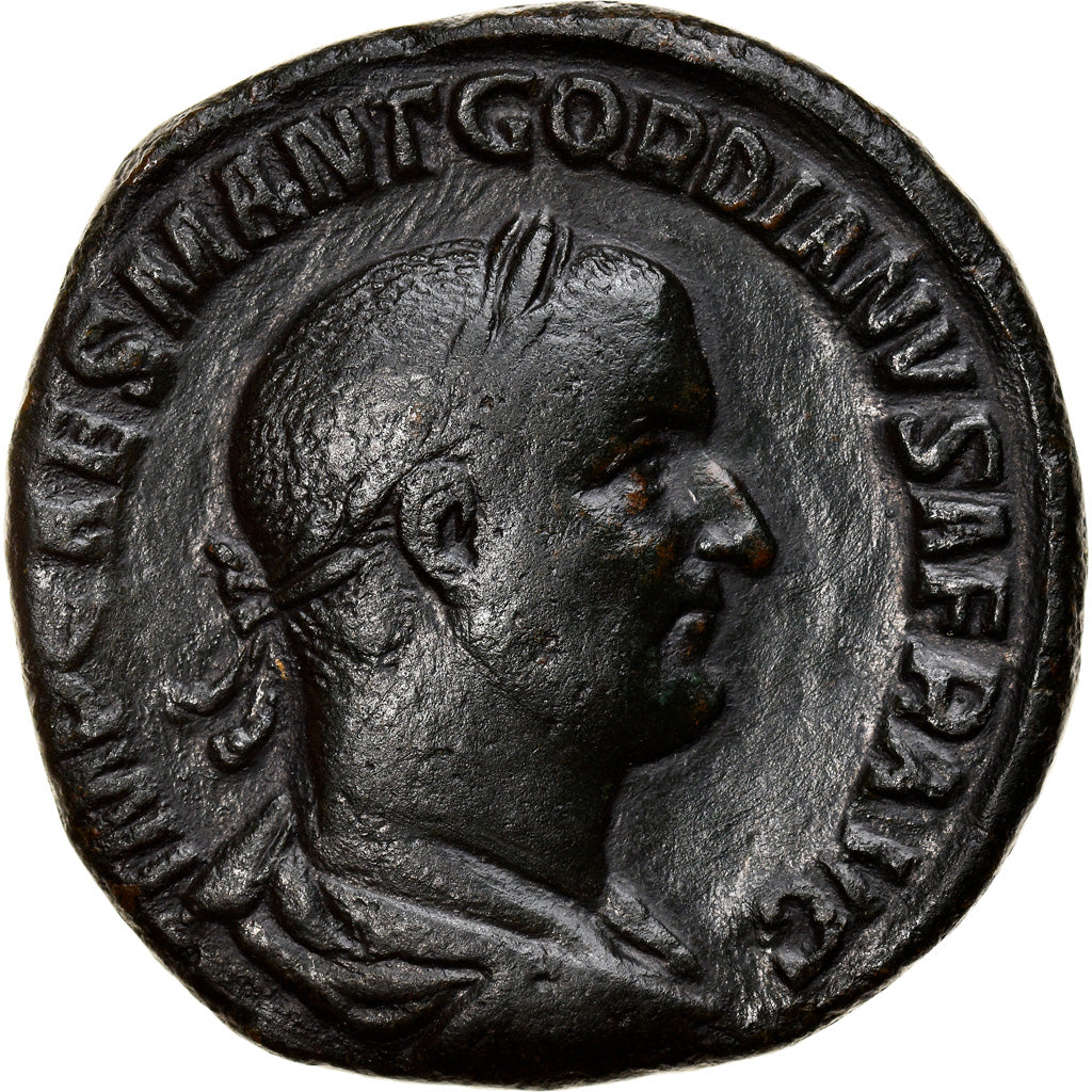 Coin, Gordian II, Sestertius, 238, Rome, Very rare, EF(40-45), Bronze, RIC:7