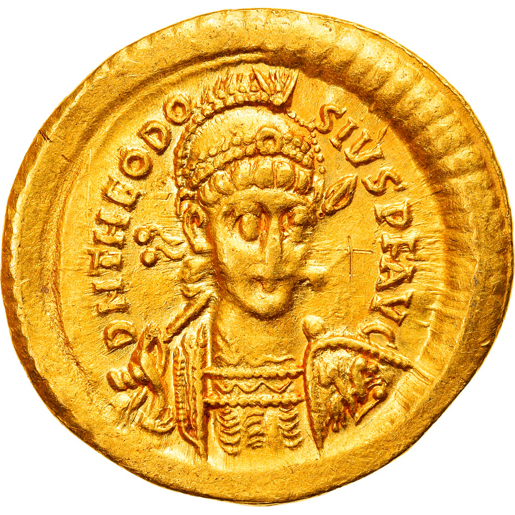 Coin, Theodosius II, Solidus, Constantinople, MS(60-62), Gold, RIC:202