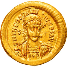 Coin, Theodosius II, Solidus, Constantinople, MS(60-62), Gold, RIC:202