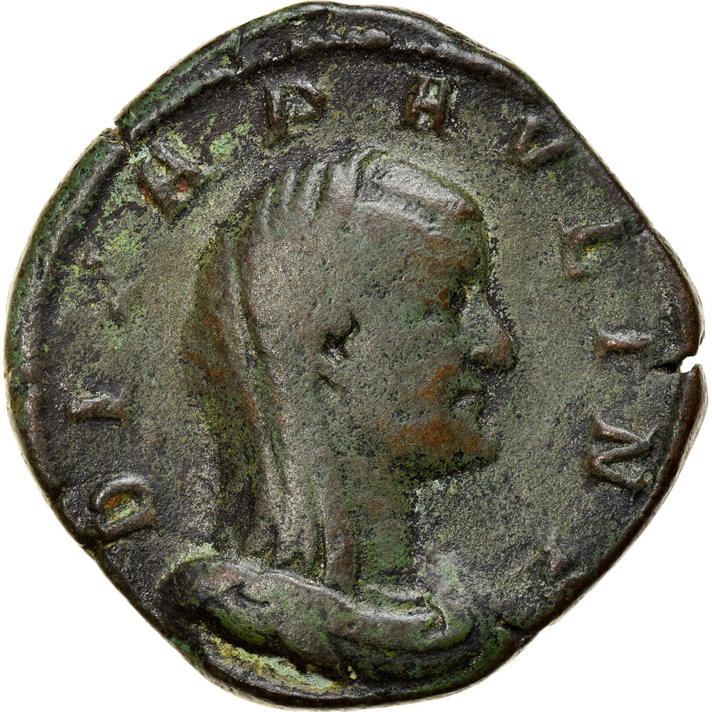 Coin, Paulina, Sestertius, Rome, VF(30-35), Bronze, RIC:3.