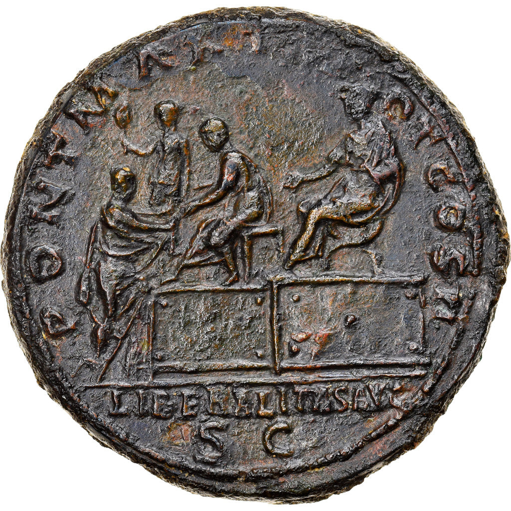Münze, Hadrian, Sesterz, 117-138, Roma, VZ, Bronze, RIC:552