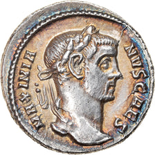 Coin, Galerius, Argenteus, 294, Ticinum, MS(63), Silver, RIC:15b
