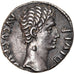 Coin, Augustus, Denarius, 15-13 BC, Lyon - Lugdunum, AU(50-53), Silver, RIC:173