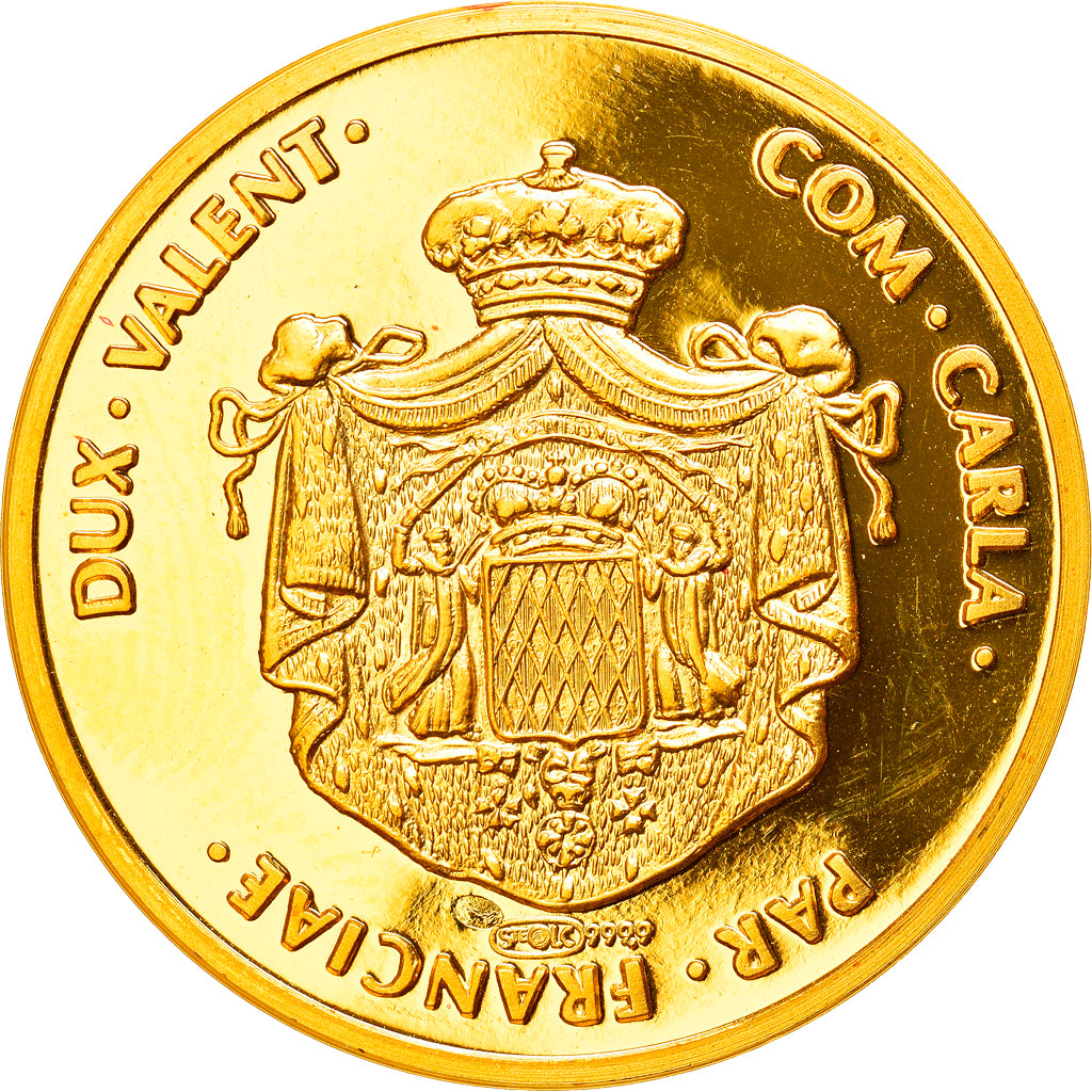 Monaco, medaglia, Honore V, FDC, Oro