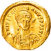 Münze, Justinian I, Solidus, 527-565 AD, Constantinople, Frison imitation, VZ