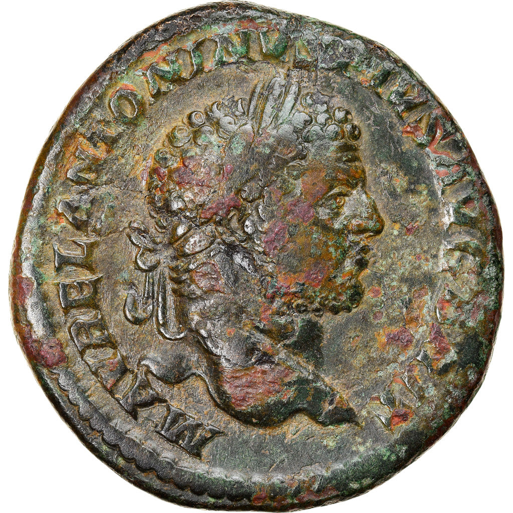 Moneta, Caracalla, Sestertius, 212, Roma, Rzadkie, EF(40-45), Bronze, RIC:490