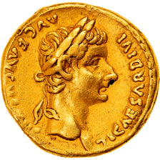 Coin, Tiberius, Aureus, Lyon - Lugdunum, AU(50-53), Gold, RIC:29
