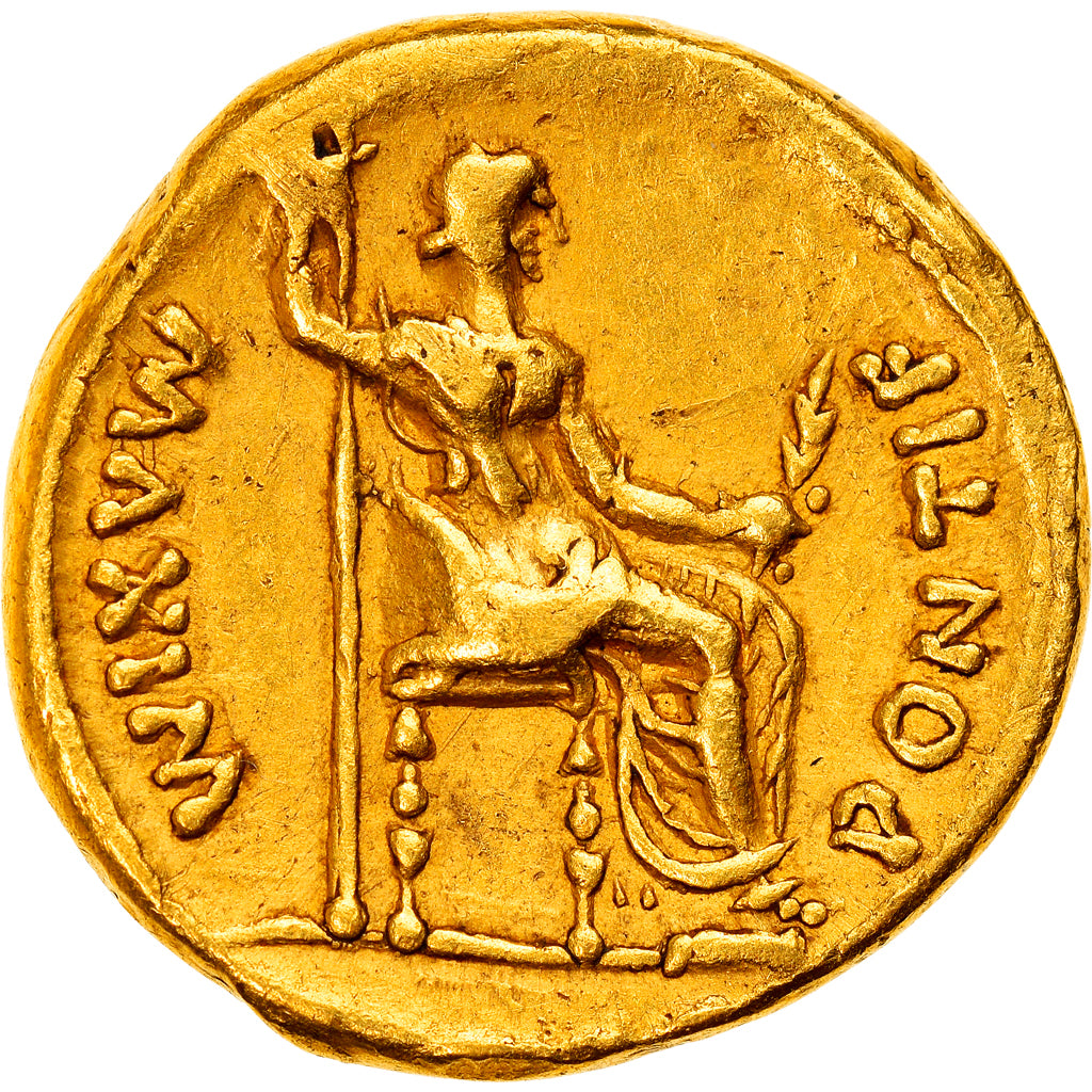 Coin, Tiberius, Aureus, Lyon - Lugdunum, AU(50-53), Gold, RIC:29