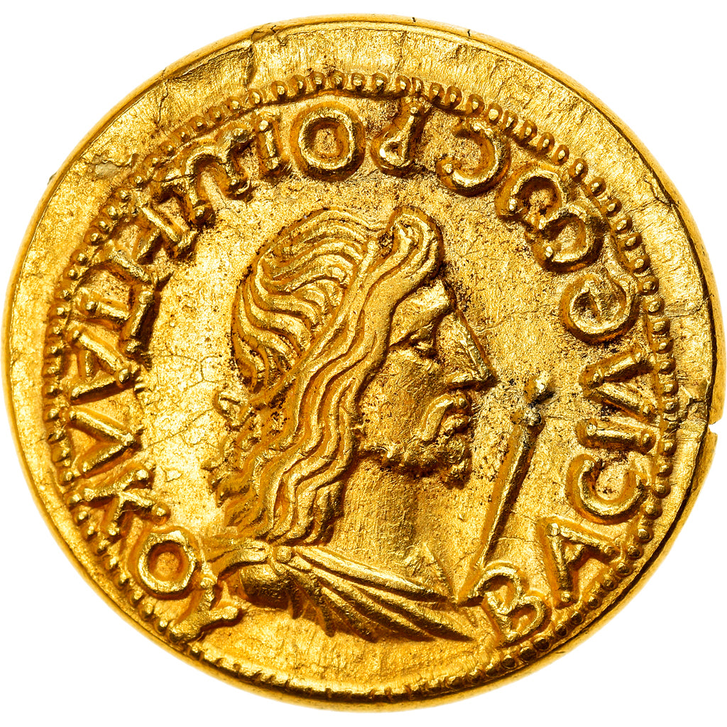 Moneda, Bosporos, Hadrian and Rhoimetalkes, Stater, 134-135, Very rare, SC