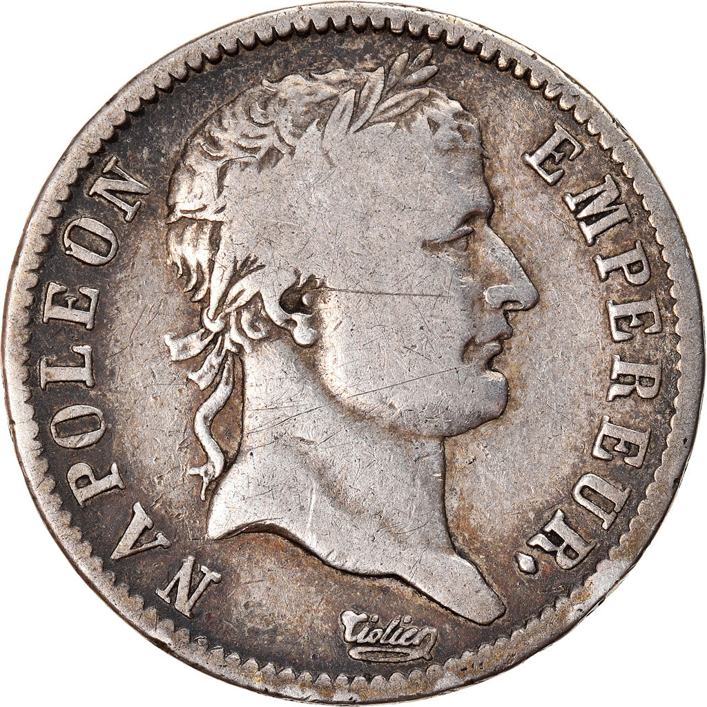 Coin, France, Napoléon I, Franc, 1809, Rouen, VF(30-35), Silver, KM:692.2