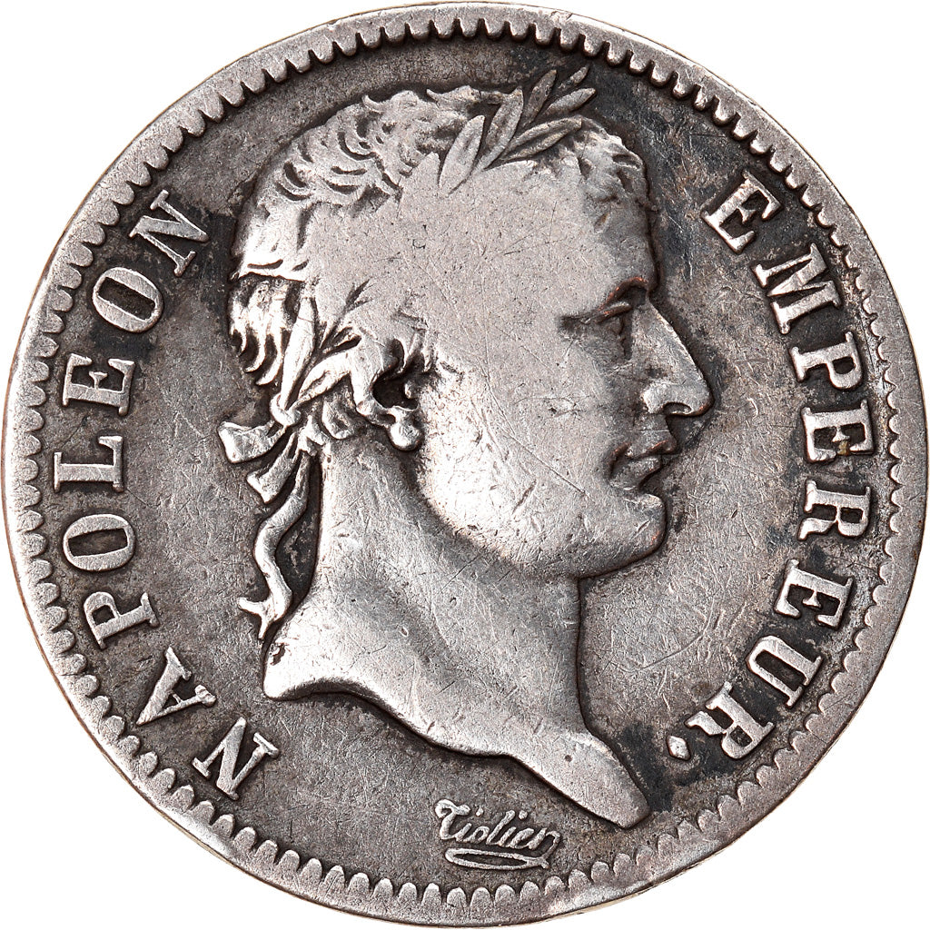 Moneta, Francia, Napoléon I, Franc, 1809, La Rochelle, MB, Argento, KM:692.6