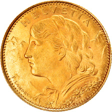 Moneta, Svizzera, 10 Francs, 1922, Bern, SPL, Oro, KM:36