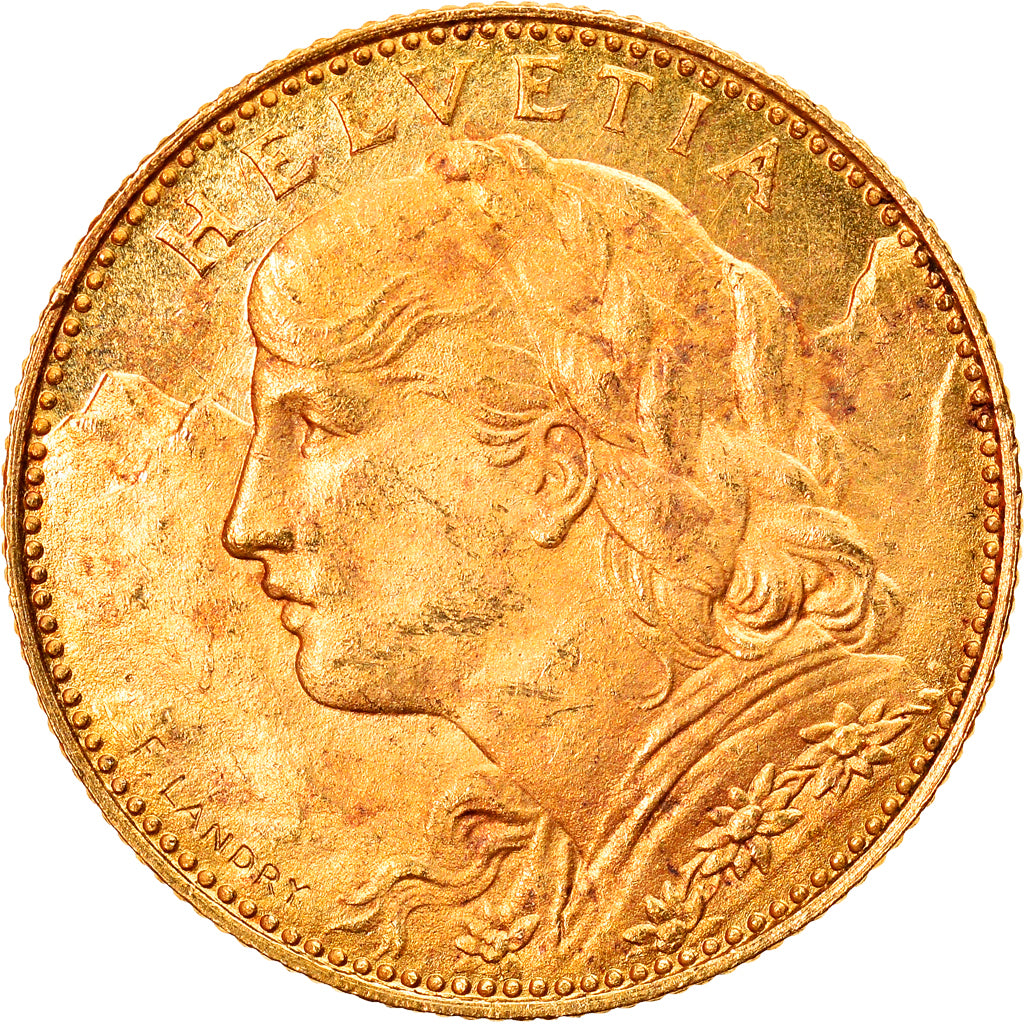 Monnaie, Suisse, 10 Francs, 1922, Bern, SPL, Or, KM:36