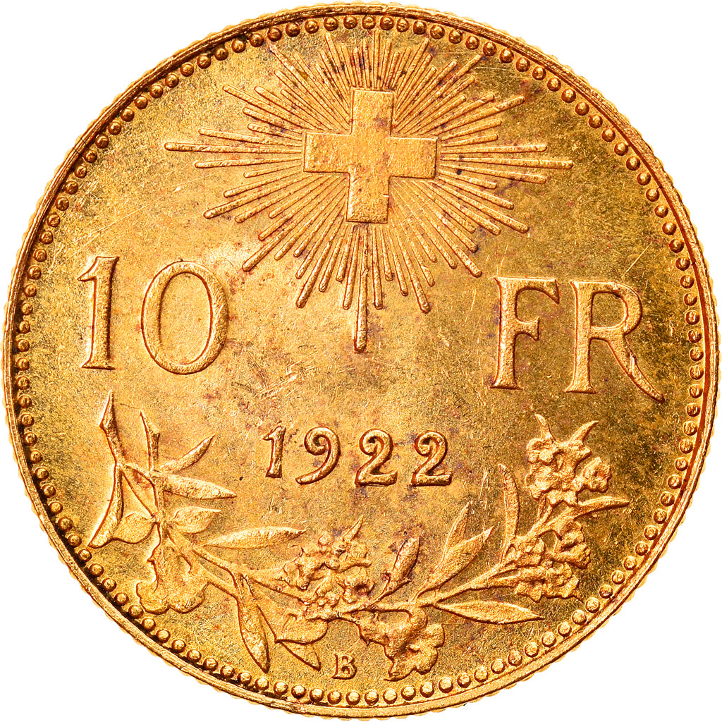 Monnaie, Suisse, 10 Francs, 1922, Bern, SPL, Or, KM:36