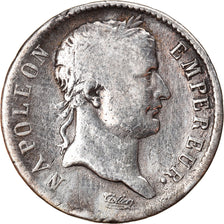 Frankreich, Napoléon I, Franc, 1810, Rouen, VF(30-35), Silver, KM:692.2, Gad...