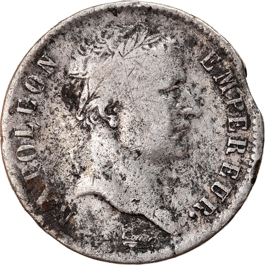 Coin, France, Napoléon I, Franc, 1810, Toulouse, F(12-15), Silver, KM:692.10