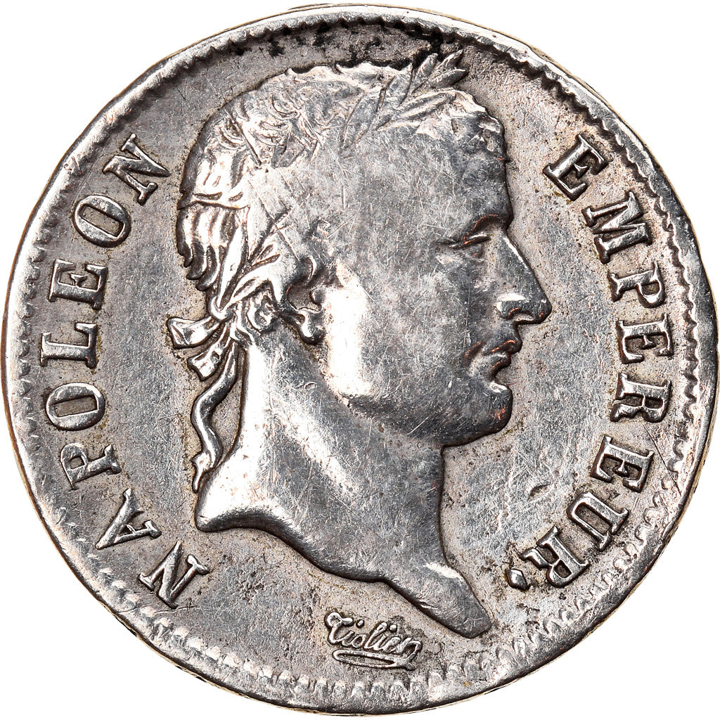 Coin, France, Napoléon I, Franc, 1811, Lyon, VF(30-35), Silver, KM:692.5