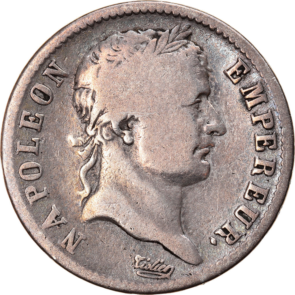 Coin, France, Napoléon I, Franc, 1812, Paris, VF(20-25), Silver, KM:692.1