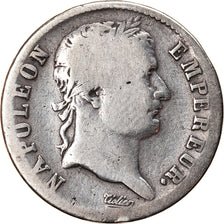 Monnaie, France, Napoléon I, Franc, 1813, Utrecht, B+, Argent, KM:692.17