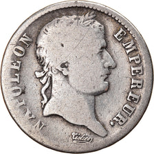 Moneta, Francia, Napoléon I, Franc, 1813, Toulouse, MB, Argento, KM:692.10