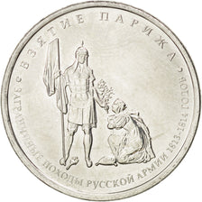 Coin, Russia, 5 Roubles, 2012, MS(63), Nickel plated steel, KM:1417