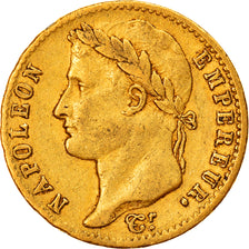 Moneta, Francja, 20 Francs, 1815, Lille, Cent Jours, AU(50-53), Złoto