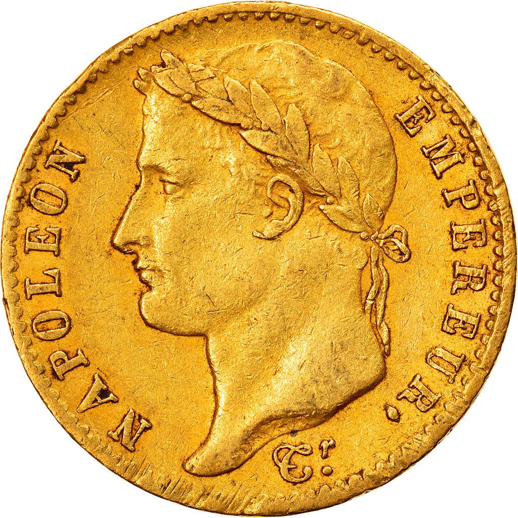 Coin, France, 20 Francs, 1815, Lille, Cent Jours, AU(50-53), Gold, KM:705.3