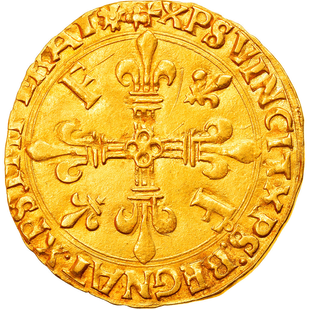 Monnaie, France, François Ier, Ecu d'or, Lyon - Lugdunum, SUP, Or