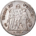 Coin, France, Union et Force, 5 Francs, AN 11, Paris, AU(50-53), Silver