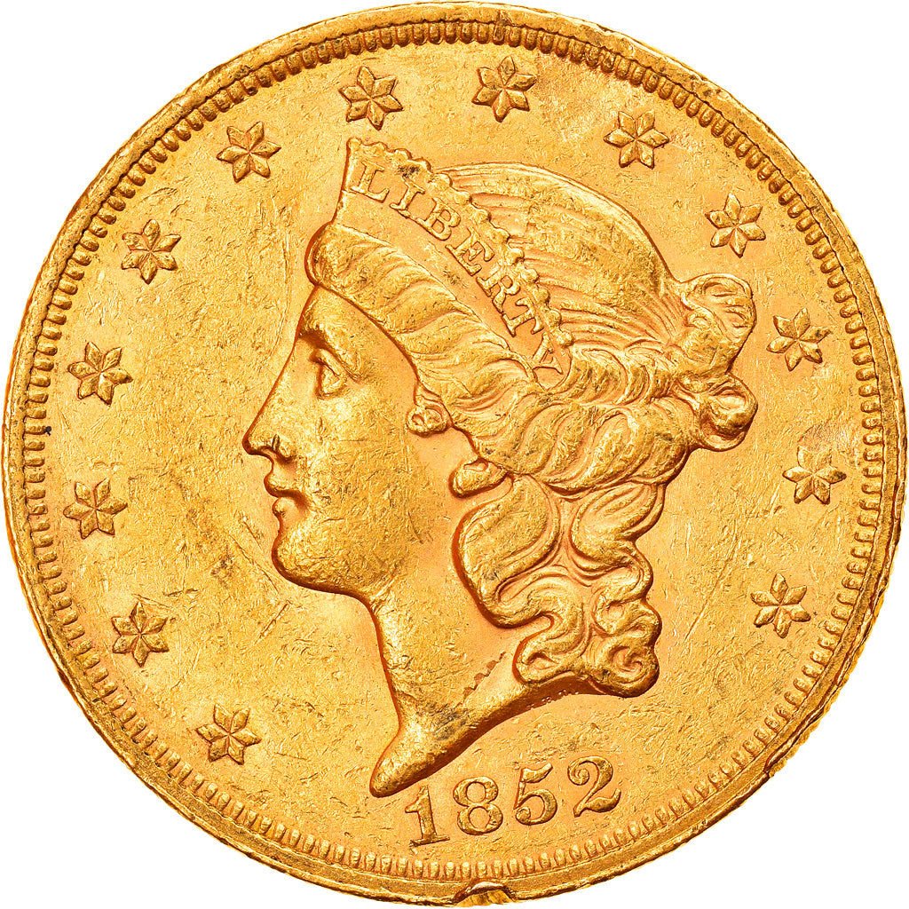 Münze, Vereinigte Staaten, Liberty Head, $20, Double Eagle, 1852, Philadelphia