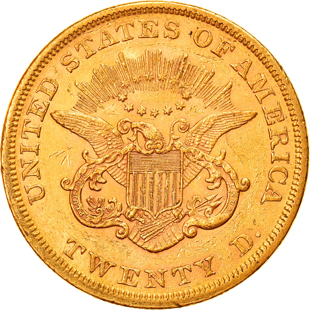 Münze, Vereinigte Staaten, Liberty Head, $20, Double Eagle, 1852, Philadelphia