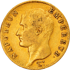 Munten, Frankrijk, Napoléon I, 20 Francs, AN 14, Paris, ZF, Goud, KM:663.1