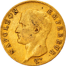 Moneta, Francja, Napoléon I, 20 Francs, AN 14, Paris, AU(50-53), Złoto