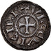 Moneta, Francia, Louis IV d'Outremer, Denarius, 942-946, Rouen, Extremely rare