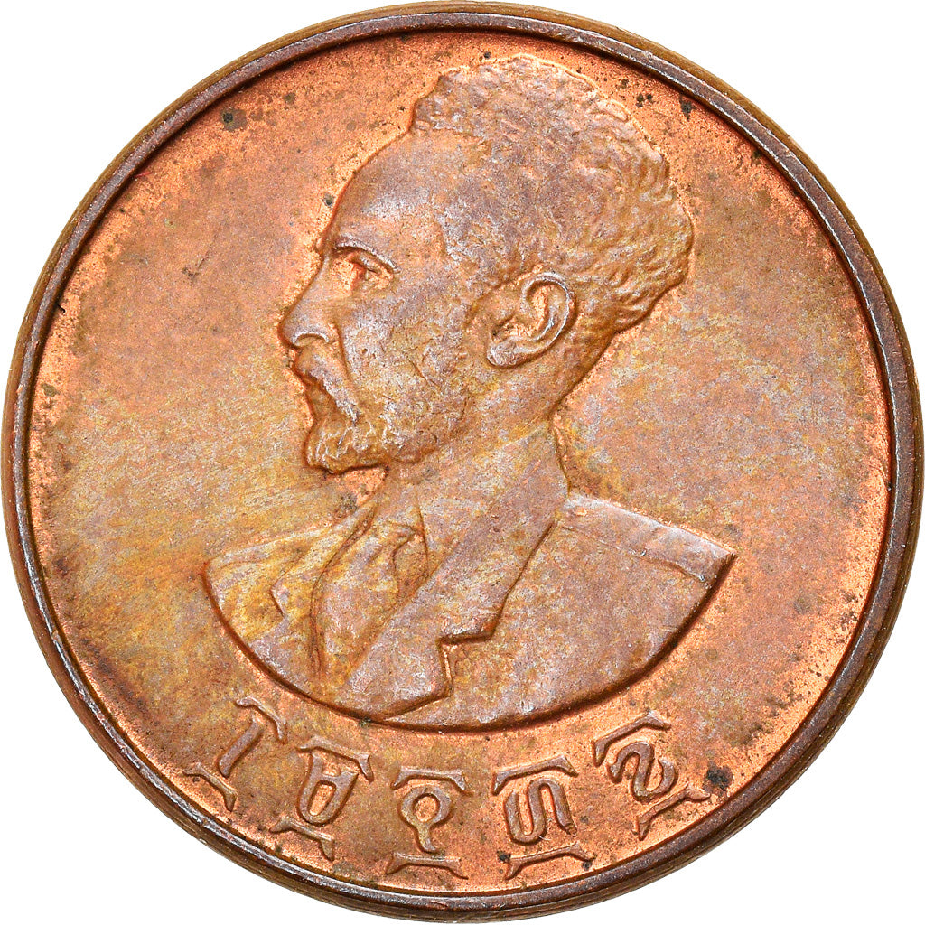 Coin, Ethiopia, Haile Selassie I, 5 Cents, Amist Santeem, 1944, MS(60-62)