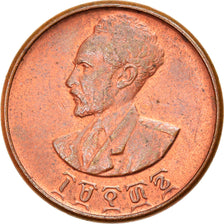 Moneda, Etiopía, Haile Selassie I, 5 Cents, Amist Santeem, 1944, EBC+, Cobre