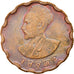 Moeda, Etiópia, Haile Selassie I, 25 Cents, Haya Amist Santeem, 1944, Paris