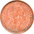 Munten, Ethiopië, Menelik II, 1/32 Birr, 1889, FR+, Copper Or Brass, KM:11