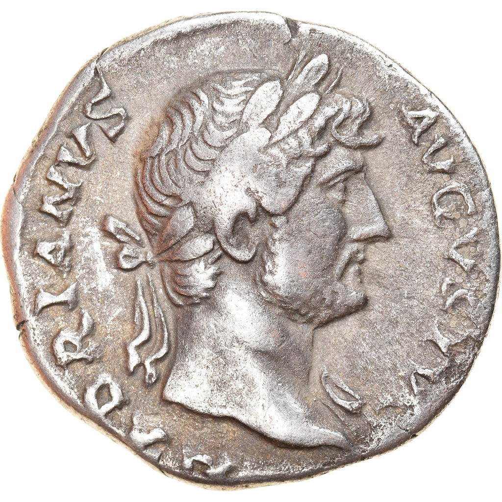 Coin, Hadrian, Denarius, 125-128, Rome, VF(30-35), Silver, RIC:173