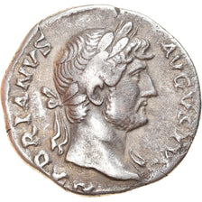 Coin, Hadrian, Denarius, 125-128, Rome, VF(30-35), Silver, RIC:173